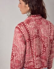 Maison Hotel Sujata Paisley Quilted Jacket, Red (RED), large