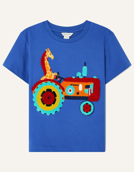 Tommy Tractor T-Shirt Blue, Blue (BLUE), large