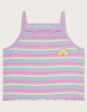 Stripe Tank Top, Purple (LILAC), large