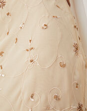 The India Edit Celestine Embellished Maxi Skirt, Yellow (YELLOW), large