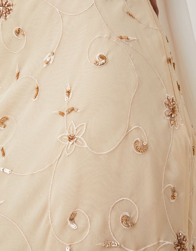 The India Edit Celestine Embellished Maxi Skirt, Yellow (YELLOW), large