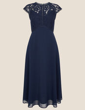 Lindsay Midi Dress, Blue (NAVY), large