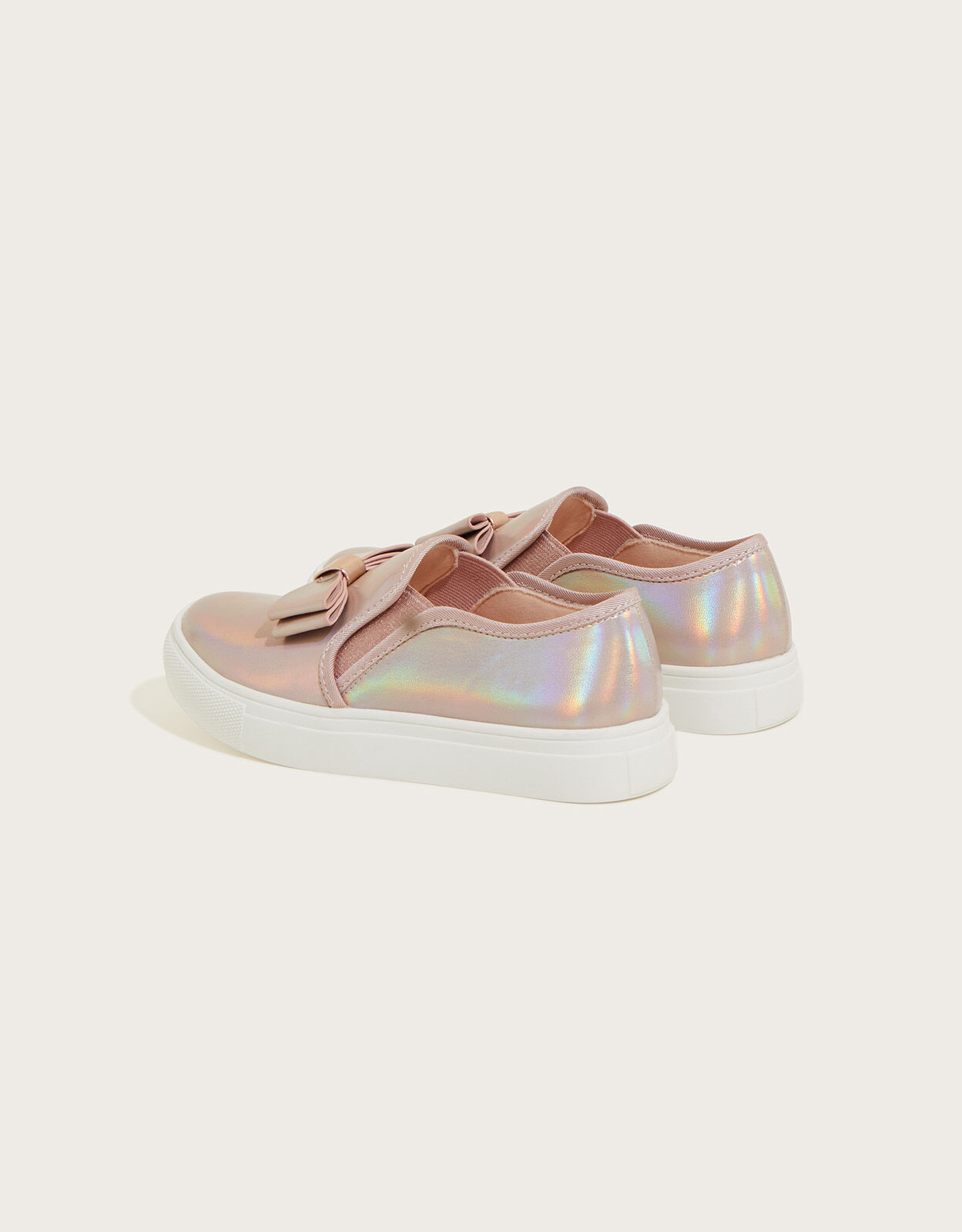 Bow front slip on trainers store