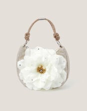 Oversized Flower Scoop Bag, Gold (GOLD), large