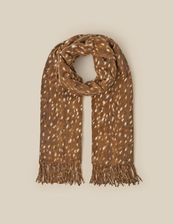 Bea Bambi Print Scarf, , large