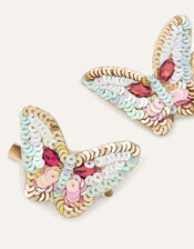 Papillon Hair Clip Twinset, , large