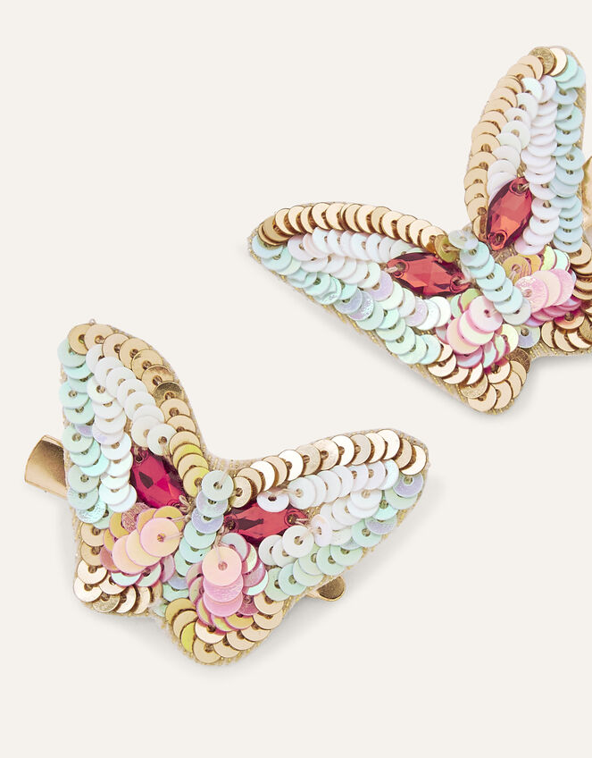 Papillon Hair Clip Twinset, , large