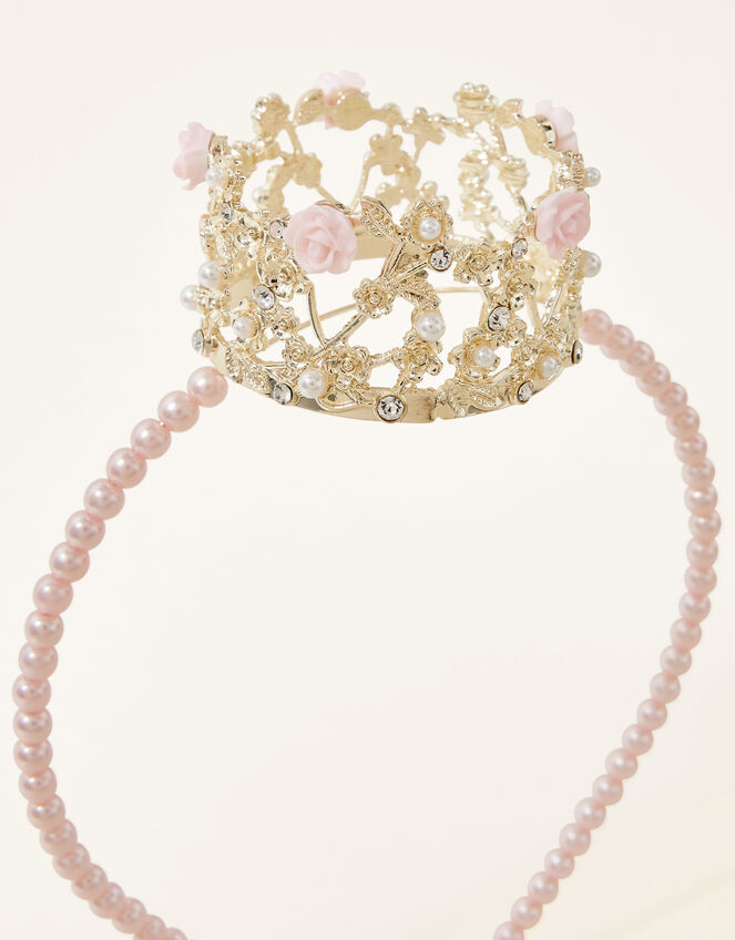 Flower Garden Crown Headband, , large