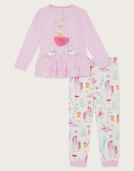 Ballerina Jersey 3D Pyjamas, Pink (PINK), large