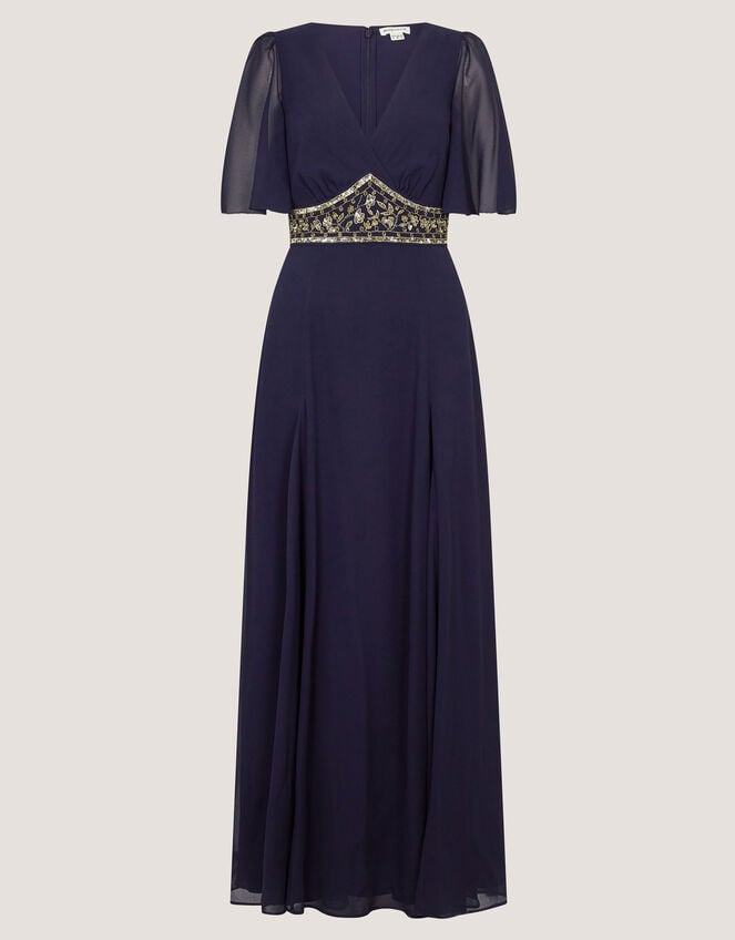 Sienna Embellished Maxi Dress, Blue (NAVY), large