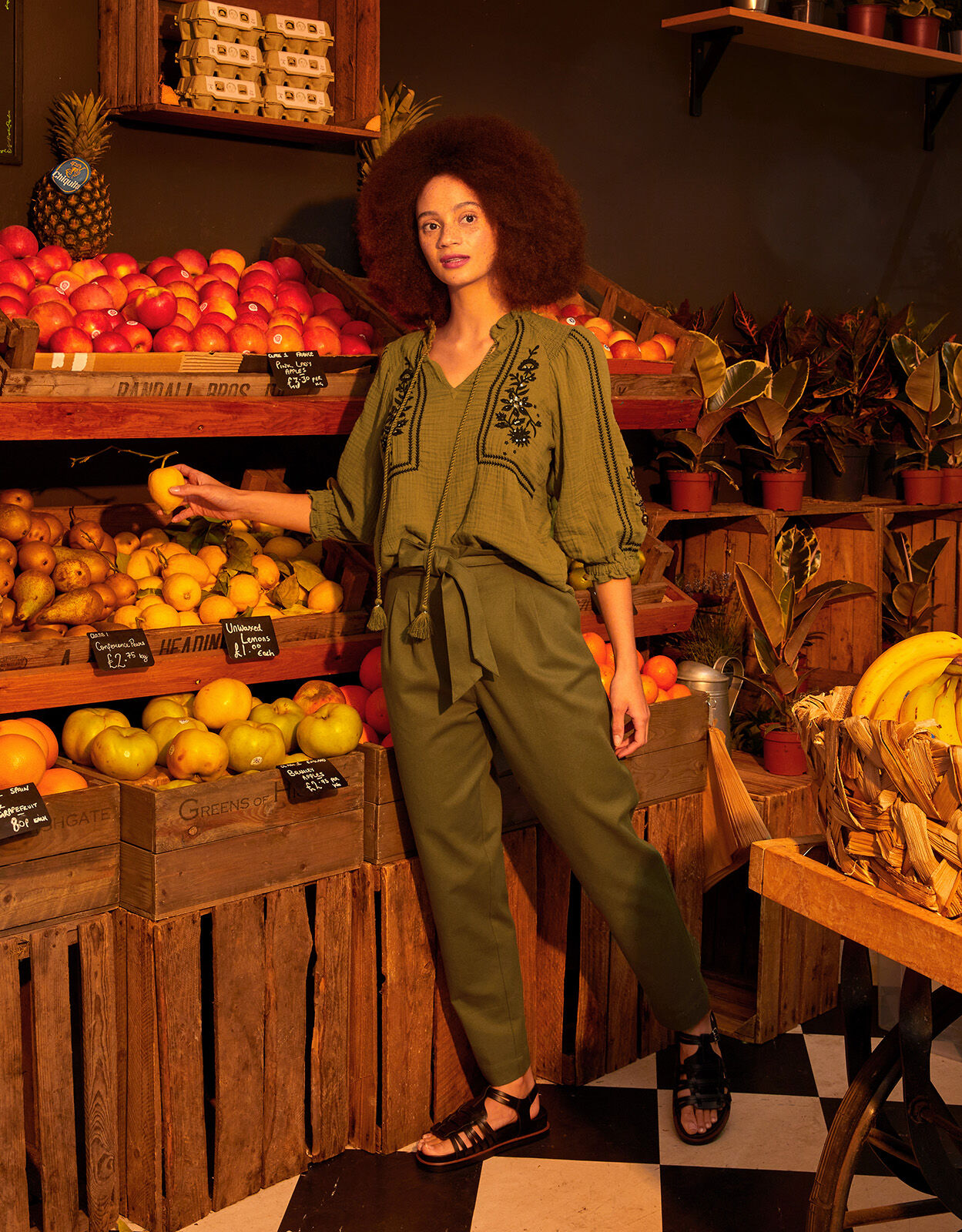 Paper bag cargo sale trousers