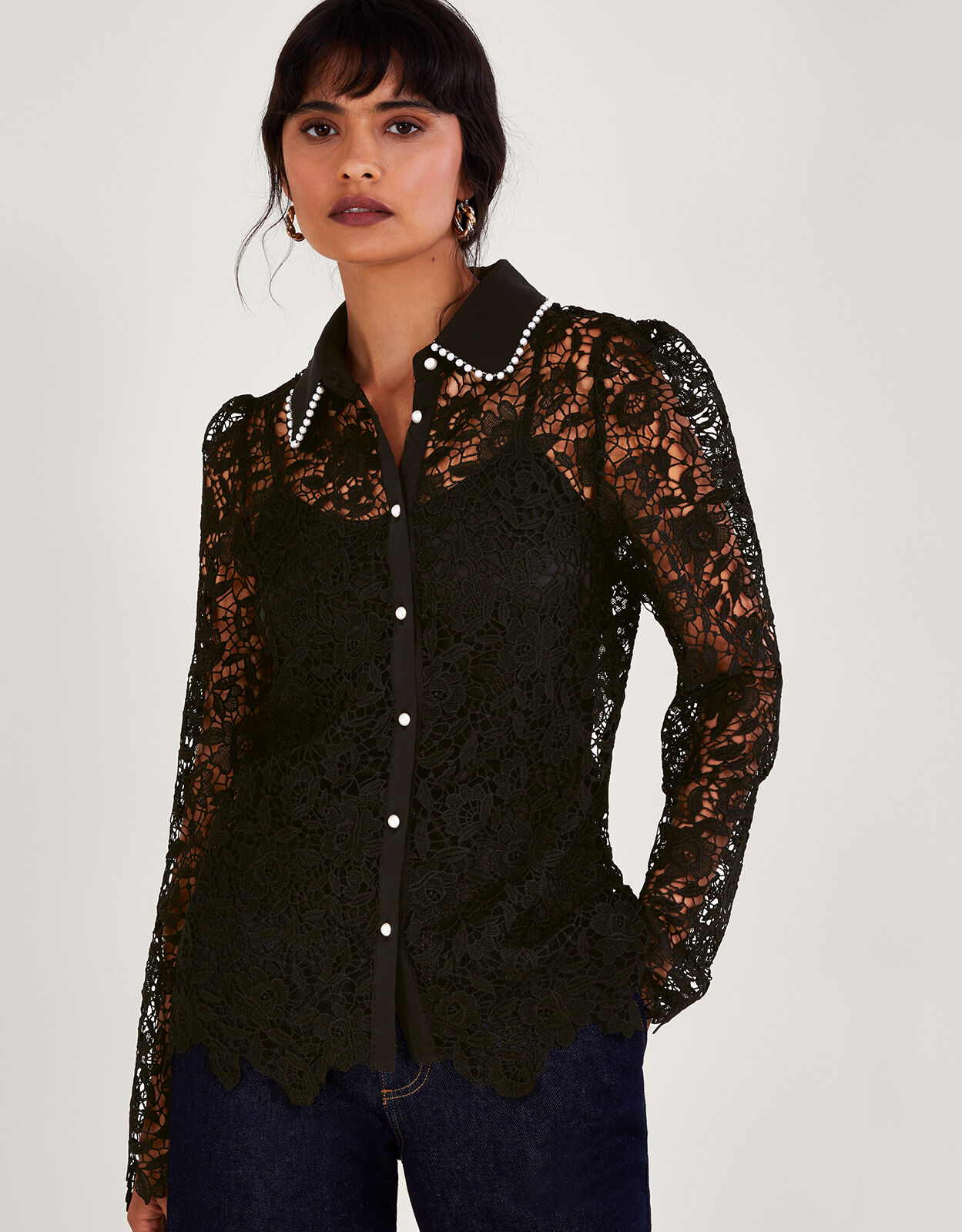 Black rose blouse sales