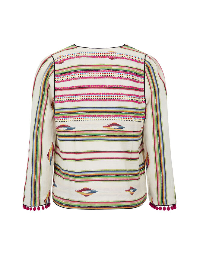 East Fable Ikat Jacket, Cream (CREAM), large