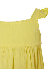 Baby Sunshine Tiered Dress, Yellow (YELLOW), large