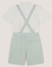 Rowan 3-Piece Short Suit with Braces, Green (SAGE), large