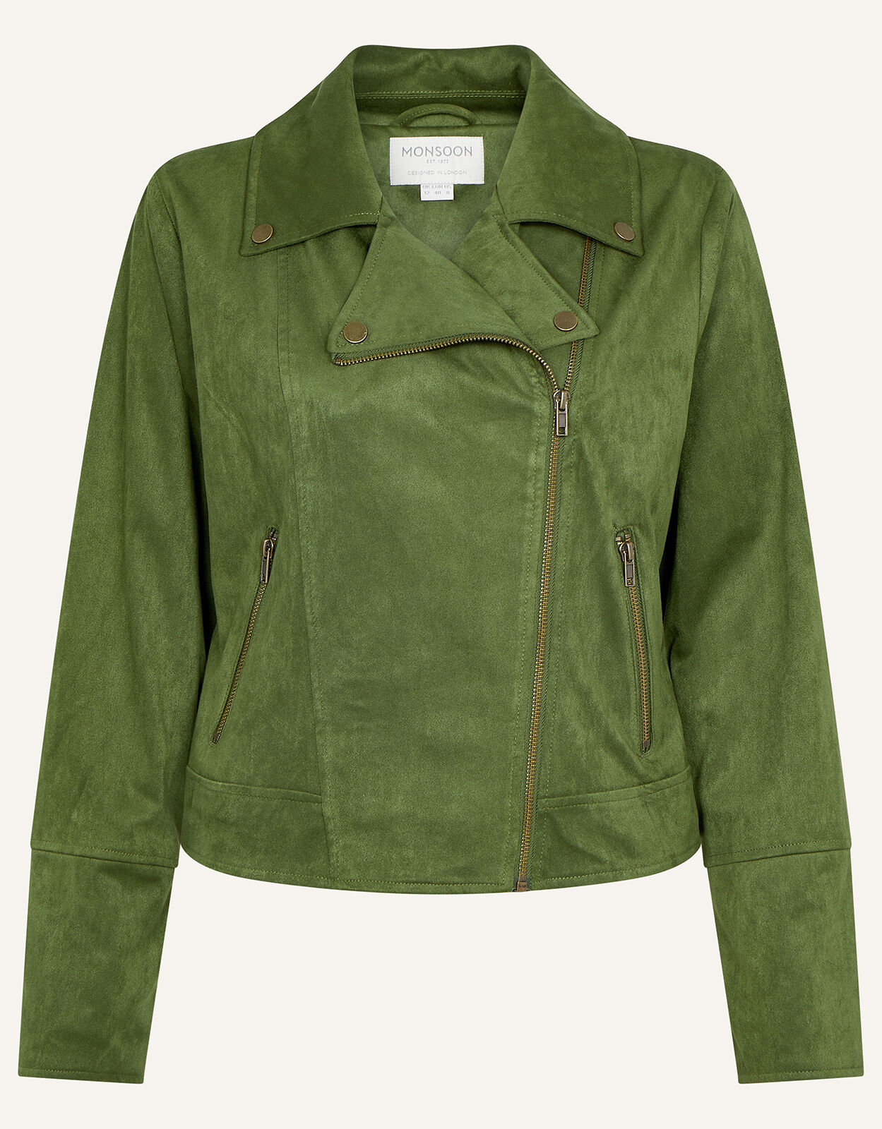 Green suede jacket womens sale