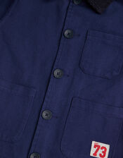 Collar Cord Jacket, Blue (BLUE), large