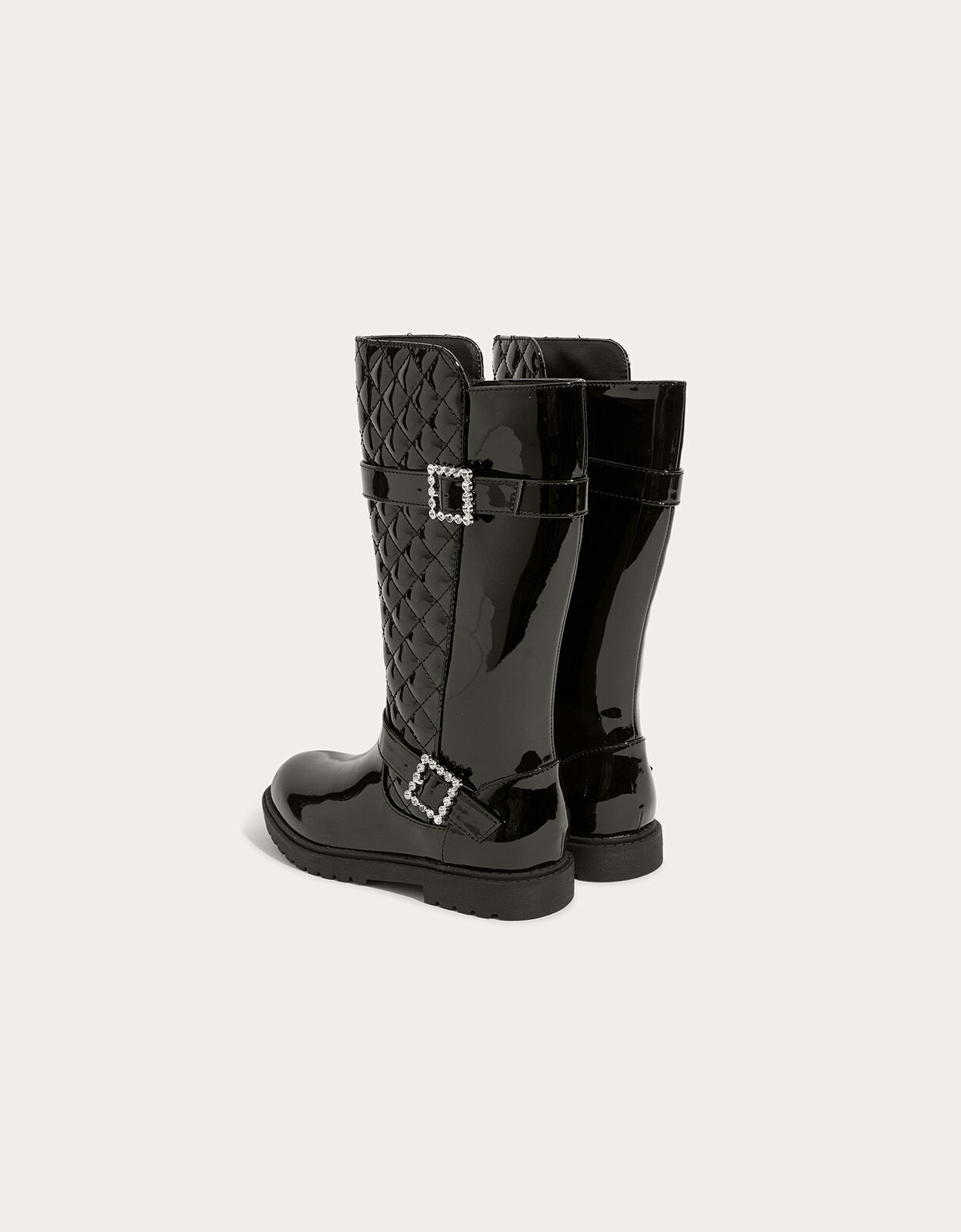 Diamante Riding Boots Black | Girls 