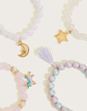 Starburst Unicorn Bracelets 4 Pack, , large