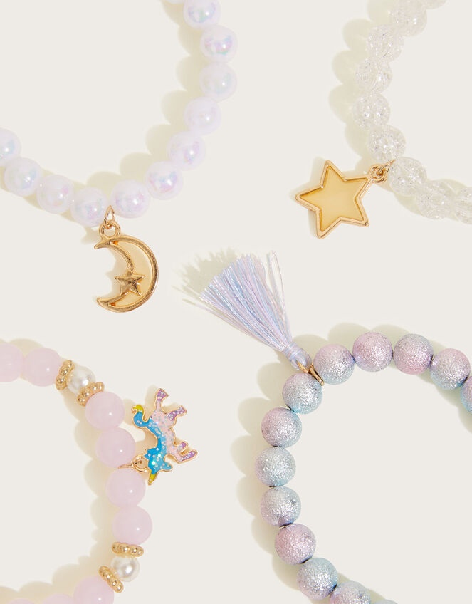 Starburst Unicorn Bracelets 4 Pack, , large