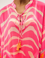 Paloma Palm Print Midi Kaftan, , large