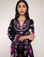 East Embroidered Midi Dress, Multi (MULTI), large