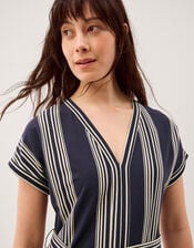 Shilta Stripe Jersey Maxi Dress, Blue (NAVY), large