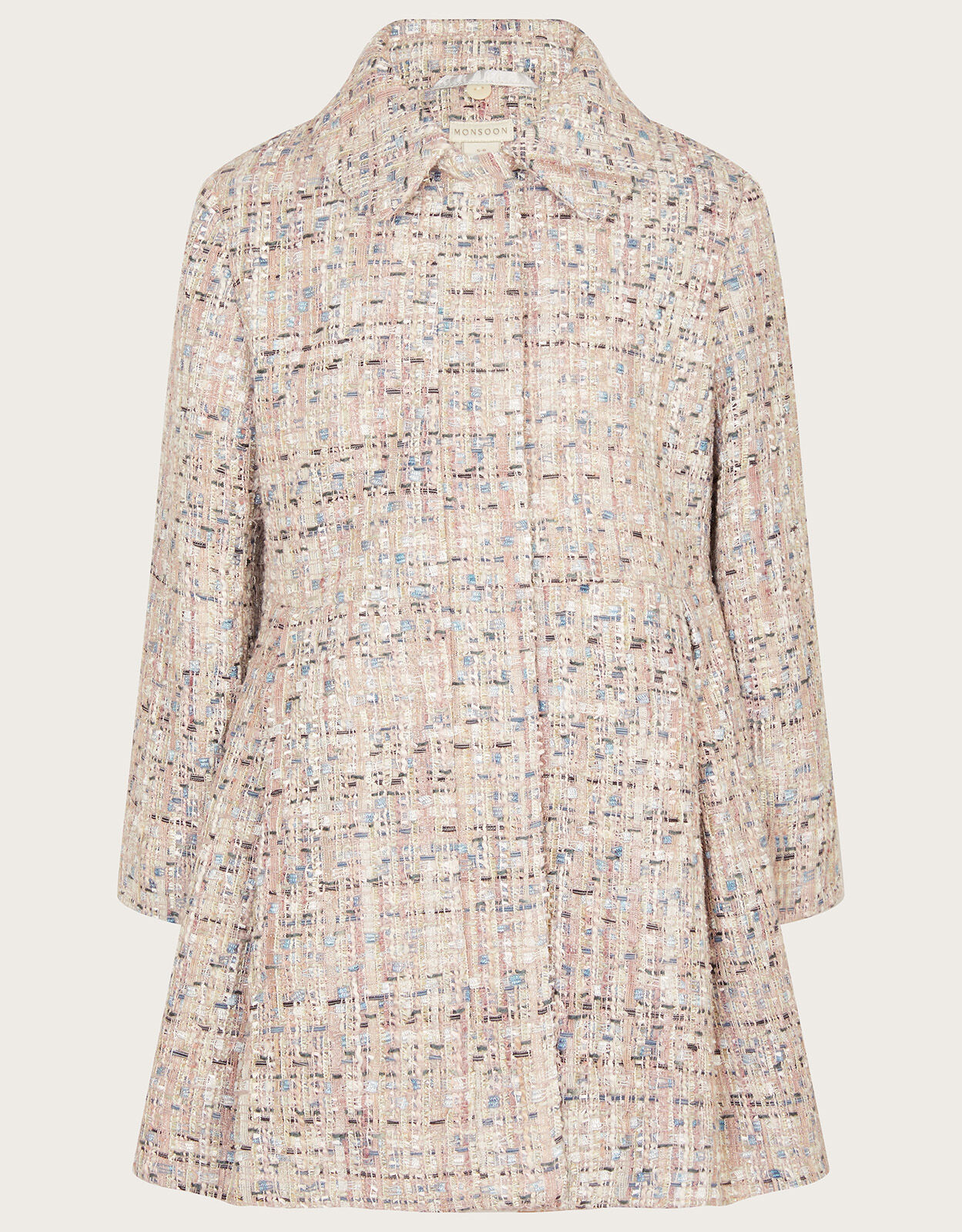 Monsoon tweed coat top