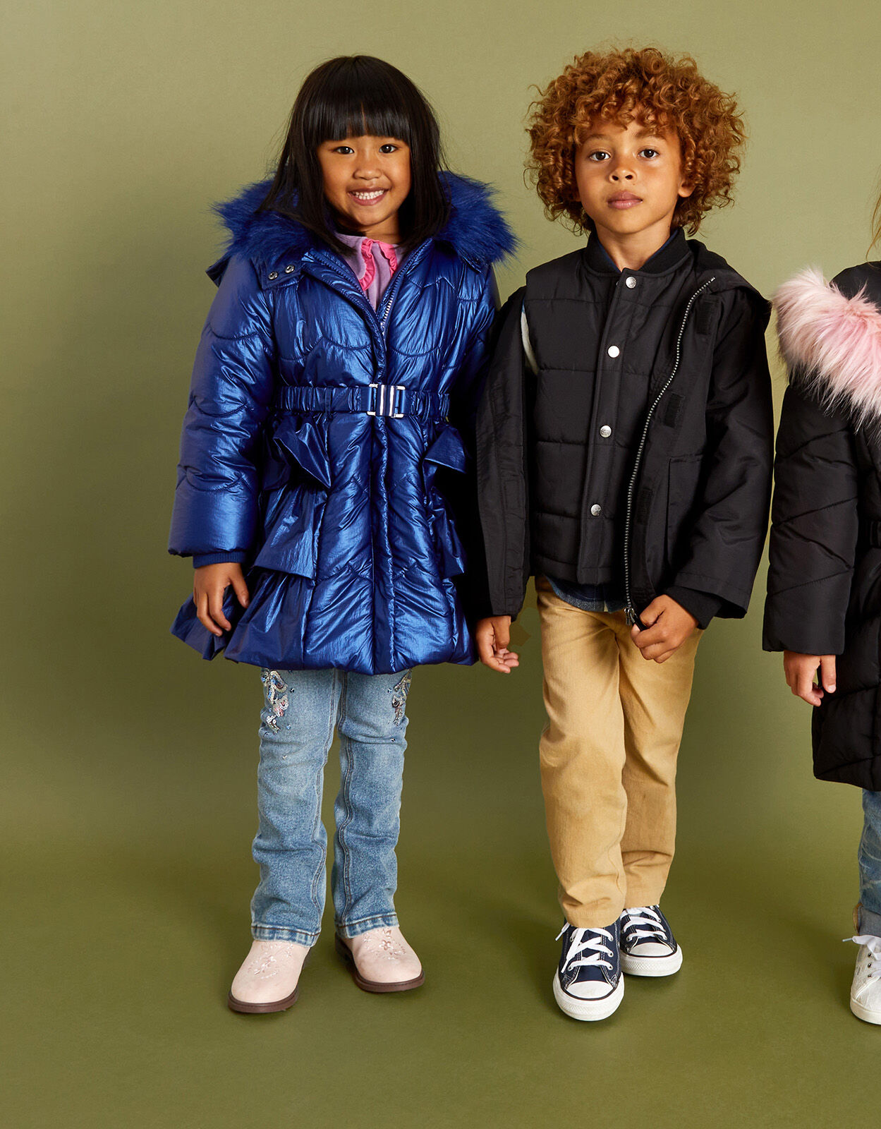 Moncler ruffle hem jacket clearance