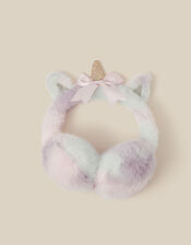 Fluffy Unicorn Earmuffs, , large