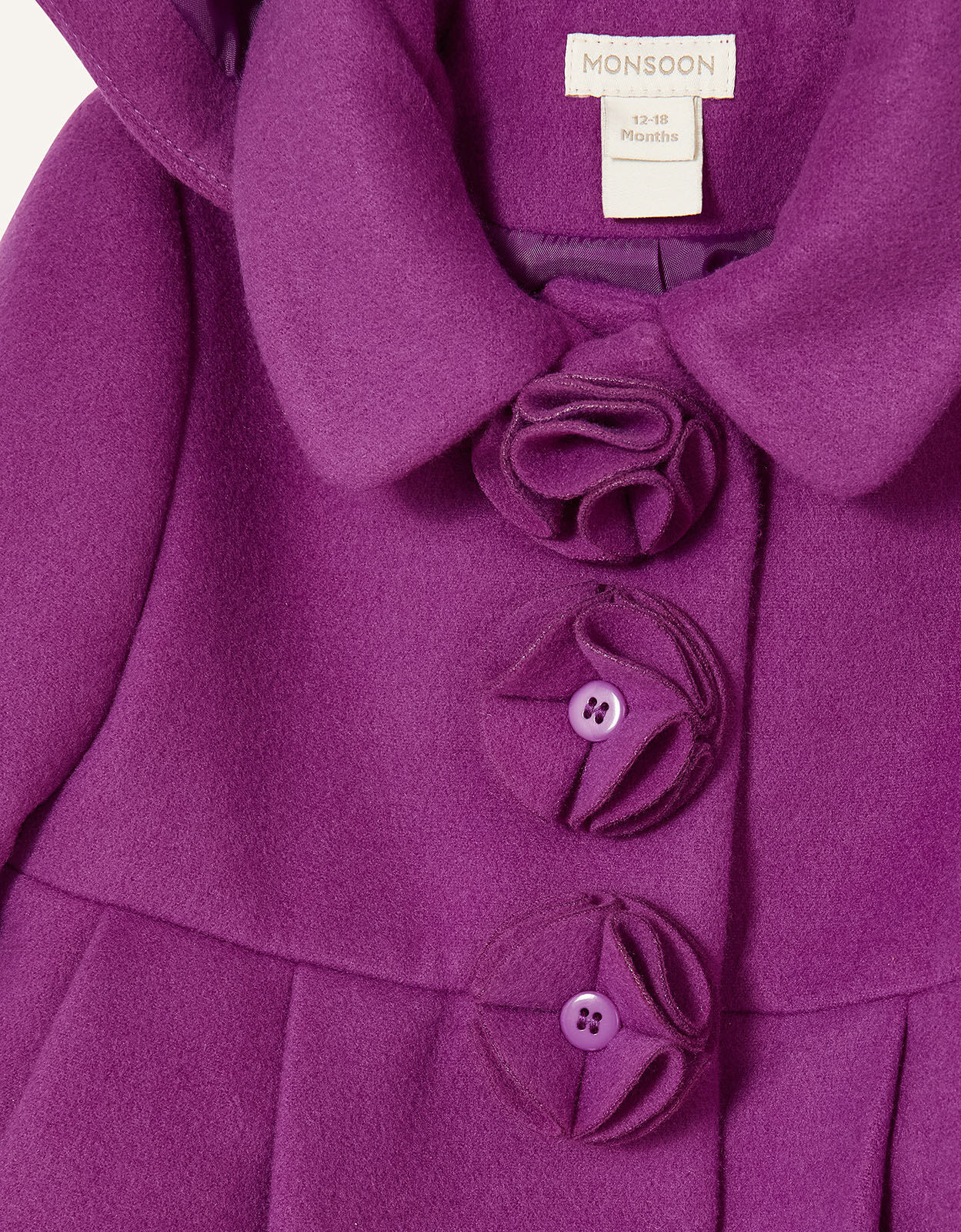 purple swing coat