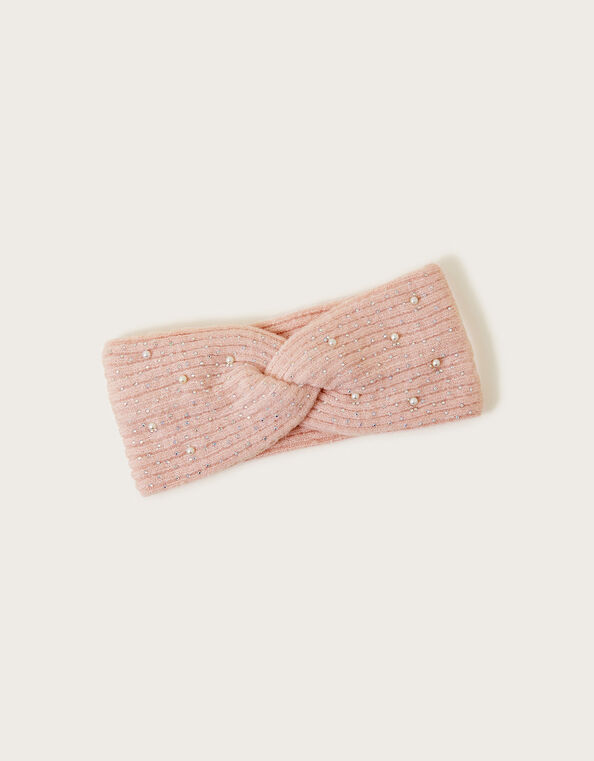 Embellished Knitted Headband, , large