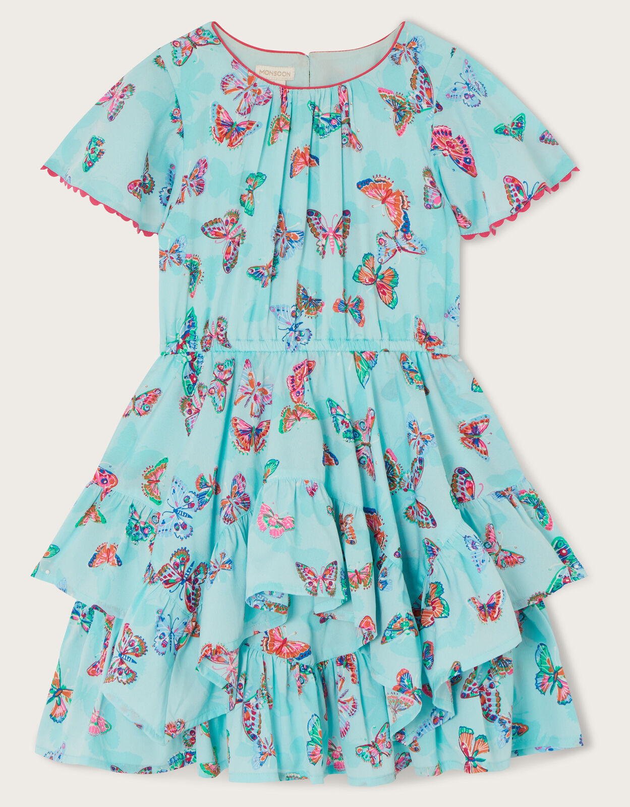Monsoon girls sales butterfly dress
