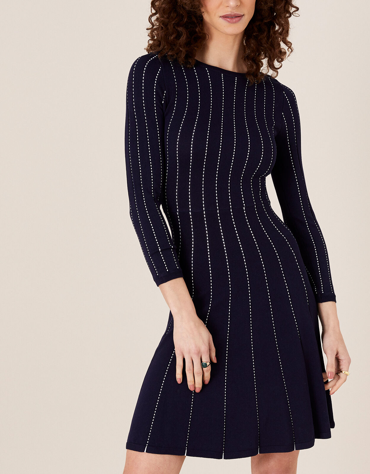 Monsoon fit and flare sale dress
