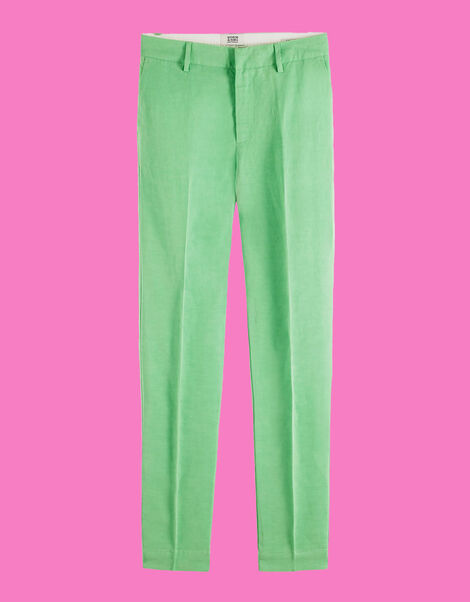 Scotch and Soda Lowry Mid-Rise Trousers Regular Length, Green (GREEN), large
