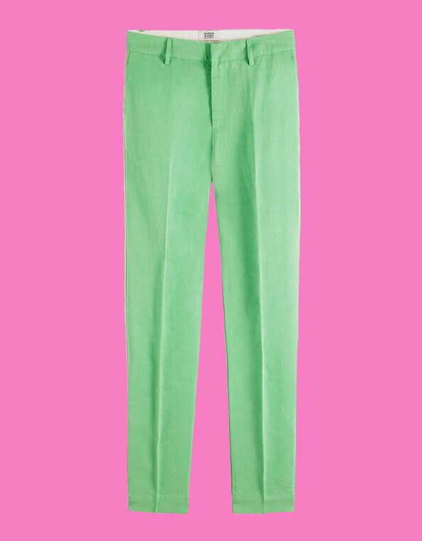 Scotch and Soda Lowry Mid-Rise Trousers Regular Length, Green (GREEN), large