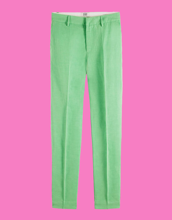 Scotch and Soda Lowry Mid-Rise Trousers Regular Length, Green (GREEN), large