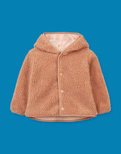 Liewood Inge Hooded Pile Jacket, Pink (PINK), large