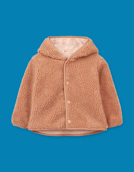 Liewood Inge Hooded Pile Jacket, Pink (PINK), large
