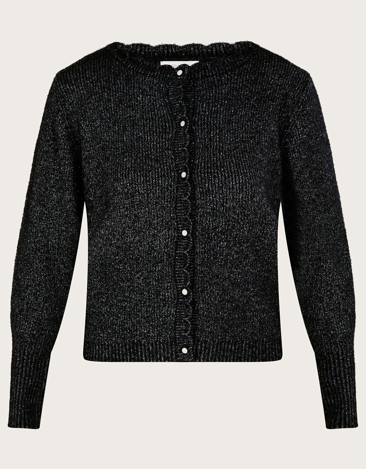 Glitter black cardigan outlet