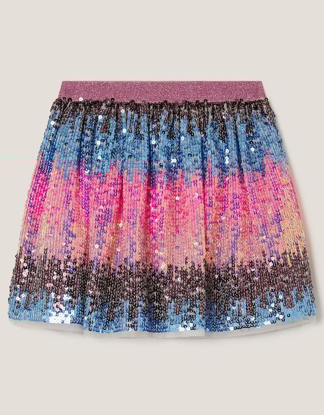 Ombr&eacute; Sequin Skirt, Multi (MULTI), large