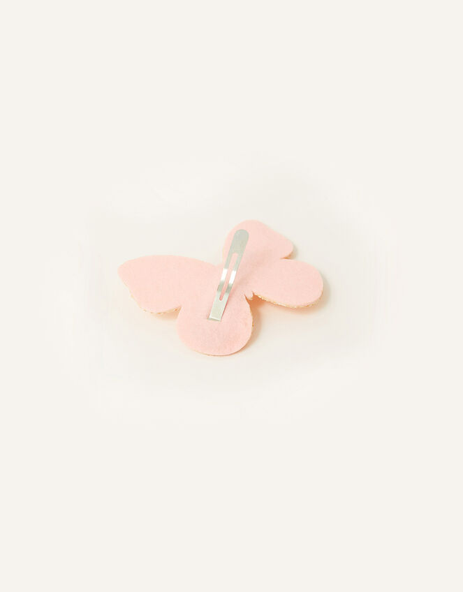 Glitter Butterfly Hair Clip, , large