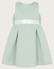 Baby Molly Scuba Bridesmaid Dress, Green (SAGE), large