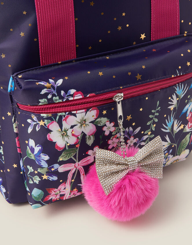 Floral School Backpack, , large