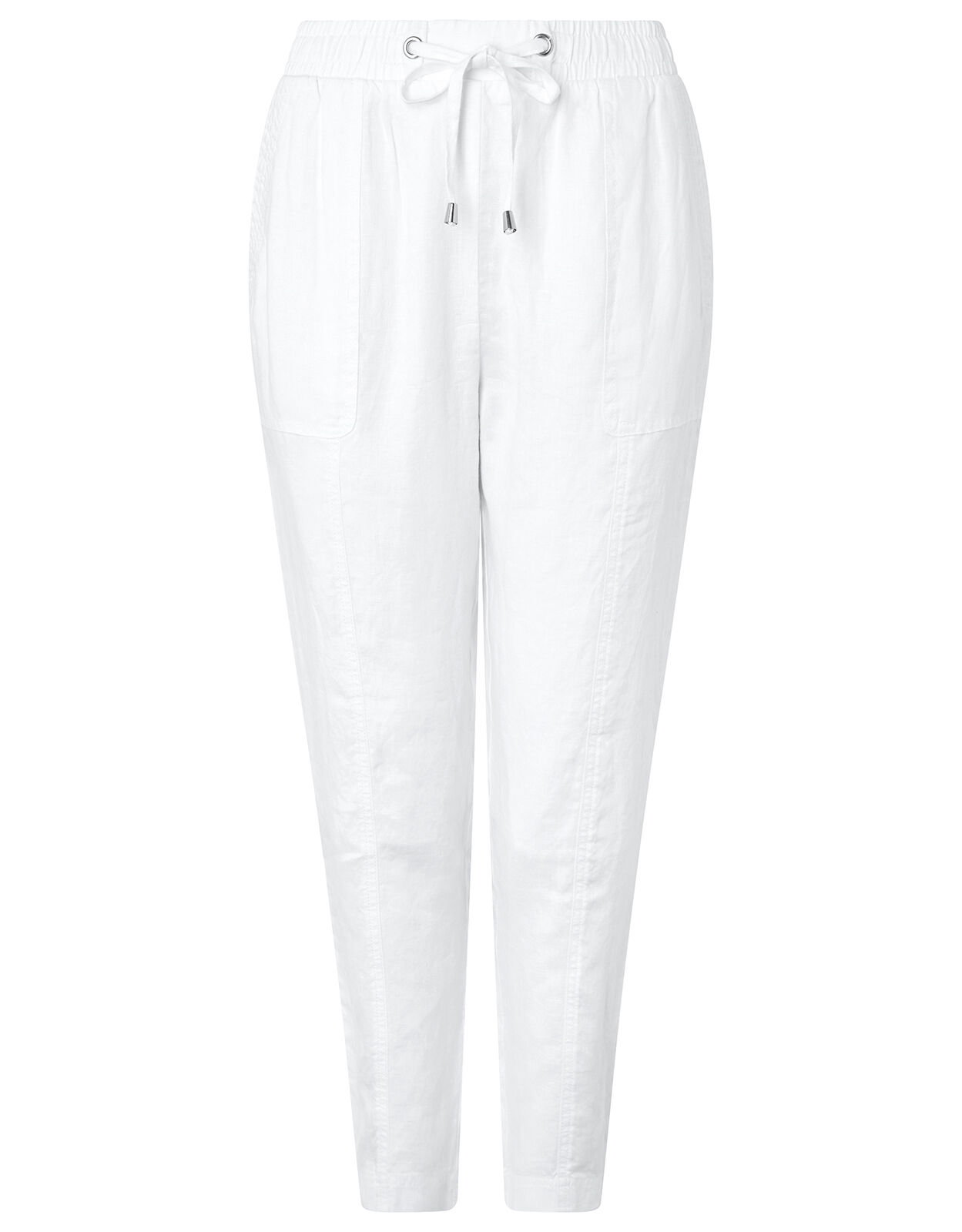 Monsoon white hotsell linen trousers