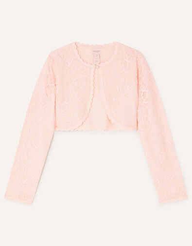Lace Cardigan, Pink (PINK), large