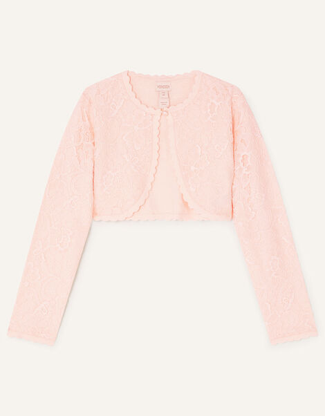 Lace Cardigan, Pink (PINK), large