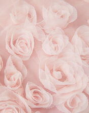 Evangaline Rose Appliqué Tulle Dress, Pink (PINK), large