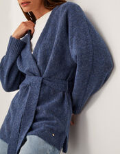 Bay Belted Cardigan, Blue (BLUE), large