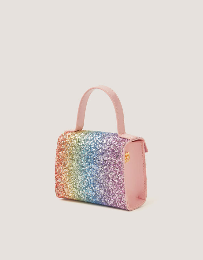 Ombr&eacute; Glitter Bag & Hair Clips Set, , large